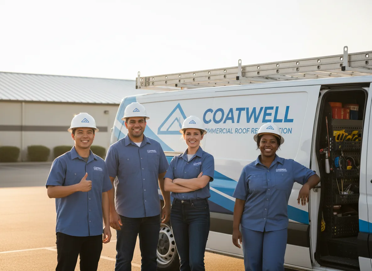 Commercial roof coating company in Loman, MN